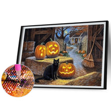 Load image into Gallery viewer, Diamond Painting - Full Square - Black cat (50*40CM)
