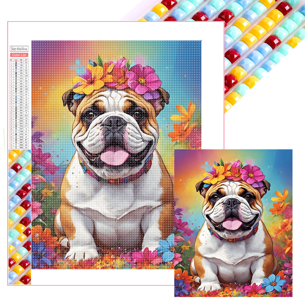 Diamond Painting - Full Square - Bulldog (40*50CM)