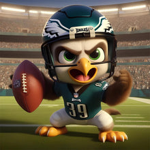 Load image into Gallery viewer, Diamond Painting - Full Round - Philadelphia Eagles football (30*30CM)
