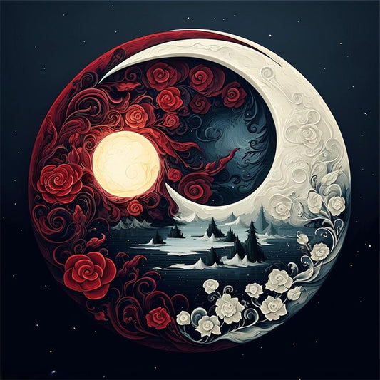 Diamond Painting - Full Round - Rose Rose (30*30CM)