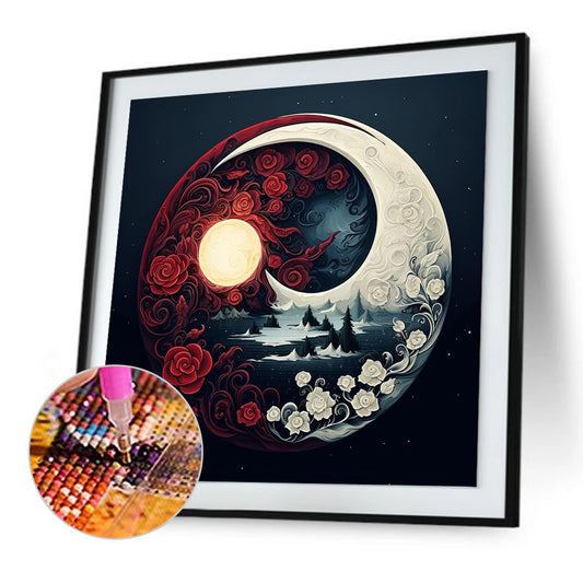 Diamond Painting - Full Round - Rose Rose (30*30CM)