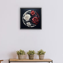 Load image into Gallery viewer, Diamond Painting - Full Round - Red and white roses (30*30CM)
