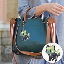 Load image into Gallery viewer, 8Pcs Double Sided Animal Alien Diamond Art Keyring for Home Birthday Party Decor
