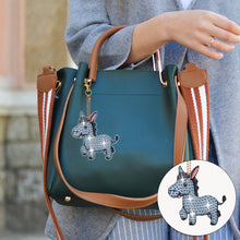 Load image into Gallery viewer, 8Pcs Double Sided Animal Alien Diamond Art Keyring for Home Birthday Party Decor
