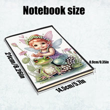 Load image into Gallery viewer, Elf Fairy Special Shaped 50 Pages Diamond Painting Diary Book A5 for Adults Kids
