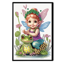 Load image into Gallery viewer, Elf Fairy Special Shaped 50 Pages Diamond Painting Diary Book A5 for Adults Kids
