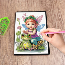 Load image into Gallery viewer, Elf Fairy Special Shaped 50 Pages Diamond Painting Diary Book A5 for Adults Kids
