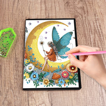 Load image into Gallery viewer, Elf Fairy Special Shaped 50 Pages Diamond Painting Diary Book A5 for Adults Kids
