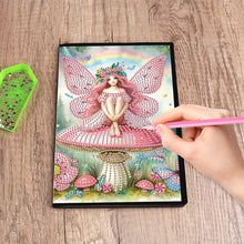 Load image into Gallery viewer, Elf Fairy Special Shaped 50 Pages Diamond Painting Diary Book A5 for Adults Kids
