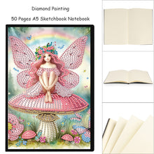 Load image into Gallery viewer, Elf Fairy Special Shaped 50 Pages Diamond Painting Diary Book A5 for Adults Kids
