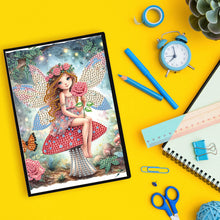 Load image into Gallery viewer, Elf Fairy Special Shaped 50 Pages Diamond Painting Diary Book A5 for Adults Kids
