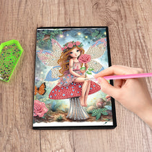 Load image into Gallery viewer, Elf Fairy Special Shaped 50 Pages Diamond Painting Diary Book A5 for Adults Kids
