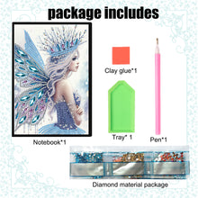 Load image into Gallery viewer, Elf Fairy Special Shaped 50 Pages Diamond Painting Diary Book A5 for Adults Kids
