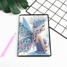 Load image into Gallery viewer, Elf Fairy Special Shaped 50 Pages Diamond Painting Diary Book A5 for Adults Kids
