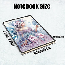 Load image into Gallery viewer, Elf Fairy Special Shaped 50 Pages Diamond Painting Diary Book A5 for Adults Kids
