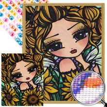 Load image into Gallery viewer, AB Diamond Painting - Full Round - Sunflower girl (40*50CM)
