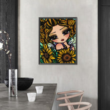 Load image into Gallery viewer, AB Diamond Painting - Full Round - Sunflower girl (40*50CM)
