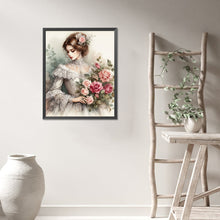Load image into Gallery viewer, AB Diamond Painting - Full Round - Flowers and classical beauties (40*50CM)

