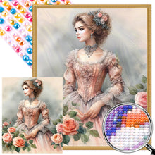 Load image into Gallery viewer, AB Diamond Painting - Full Round - Flowers and classical beauties (40*50CM)
