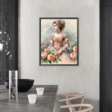 Load image into Gallery viewer, AB Diamond Painting - Full Round - Flowers and classical beauties (40*50CM)
