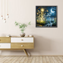 Load image into Gallery viewer, AB Diamond Painting - Full Round - Flower room at night (40*40CM)
