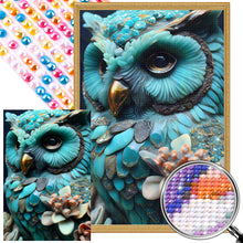 Load image into Gallery viewer, AB Diamond Painting - Full Round - Jadestone owl (40*60CM)

