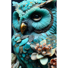 Load image into Gallery viewer, AB Diamond Painting - Full Round - Jadestone owl (40*60CM)
