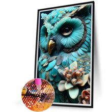 Load image into Gallery viewer, AB Diamond Painting - Full Round - Jadestone owl (40*60CM)
