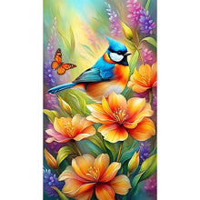 Load image into Gallery viewer, Diamond Painting - Full Round - Blue bird (40*70CM)
