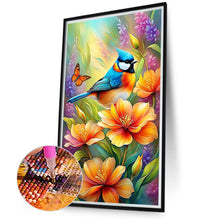 Load image into Gallery viewer, Diamond Painting - Full Round - Blue bird (40*70CM)
