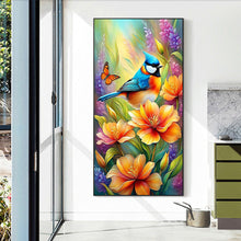 Load image into Gallery viewer, Diamond Painting - Full Round - Blue bird (40*70CM)
