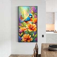 Load image into Gallery viewer, Diamond Painting - Full Round - Blue bird (40*70CM)
