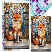 Load image into Gallery viewer, Diamond Painting - Full Round - Glass art fox (40*70CM)
