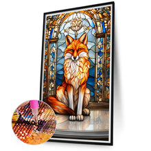 Load image into Gallery viewer, Diamond Painting - Full Round - Glass art fox (40*70CM)
