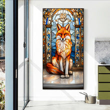 Load image into Gallery viewer, Diamond Painting - Full Round - Glass art fox (40*70CM)
