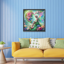 Load image into Gallery viewer, Diamond Painting - Partial Special Shaped - Butterfly girl (30*30CM)
