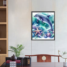 Load image into Gallery viewer, Diamond Painting - Full Round - Dolphin (40*50CM)
