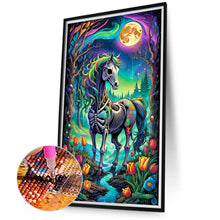 Load image into Gallery viewer, Diamond Painting - Full Round - Skeleton horse (45*75CM)
