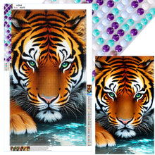 Load image into Gallery viewer, Diamond Painting - Full Round - Tiger (45*75CM)
