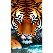 Load image into Gallery viewer, Diamond Painting - Full Round - Tiger (45*75CM)
