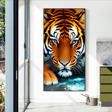 Load image into Gallery viewer, Diamond Painting - Full Round - Tiger (45*75CM)
