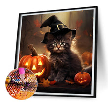 Load image into Gallery viewer, Diamond Painting - Full Round - Halloween pumpkin (30*30CM)
