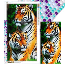 Load image into Gallery viewer, Diamond Painting - Full Round - Tiger (45*85CM)
