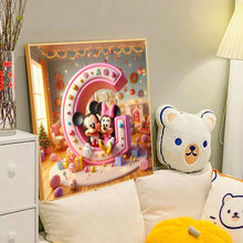 Load image into Gallery viewer, Diamond Painting - Full Round - Mickey and Minnie letters (40*40CM)
