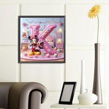 Load image into Gallery viewer, Diamond Painting - Full Round - Mickey and Minnie letters (40*40CM)
