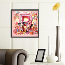 Load image into Gallery viewer, Diamond Painting - Full Round - Mickey and Minnie letters (40*40CM)
