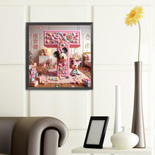 Load image into Gallery viewer, Diamond Painting - Full Round - Mickey and Minnie letters (40*40CM)
