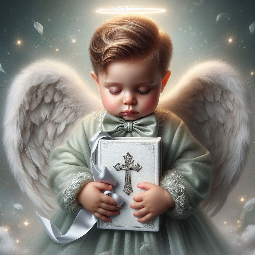 Diamond Painting - Full Round - Angel kid (40*40CM)
