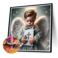 Load image into Gallery viewer, Diamond Painting - Full Round - Angel kid (40*40CM)
