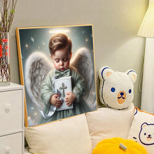 Load image into Gallery viewer, Diamond Painting - Full Round - Angel kid (40*40CM)
